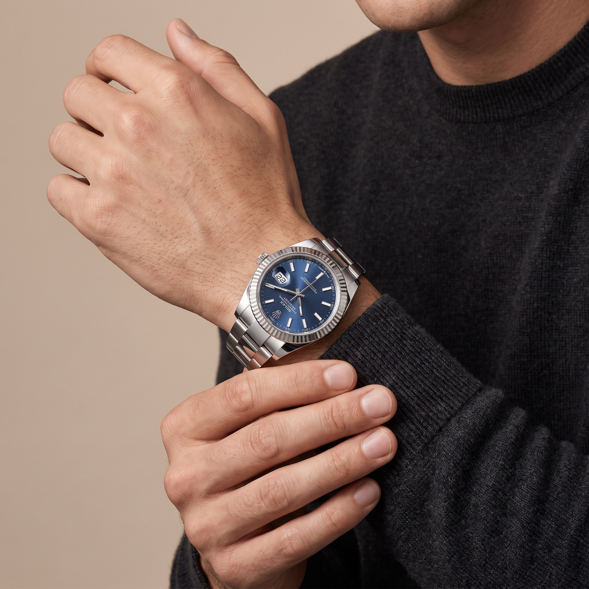 Datejust 126334 Blue Dial Oyster Stainless Steel Men's Watch