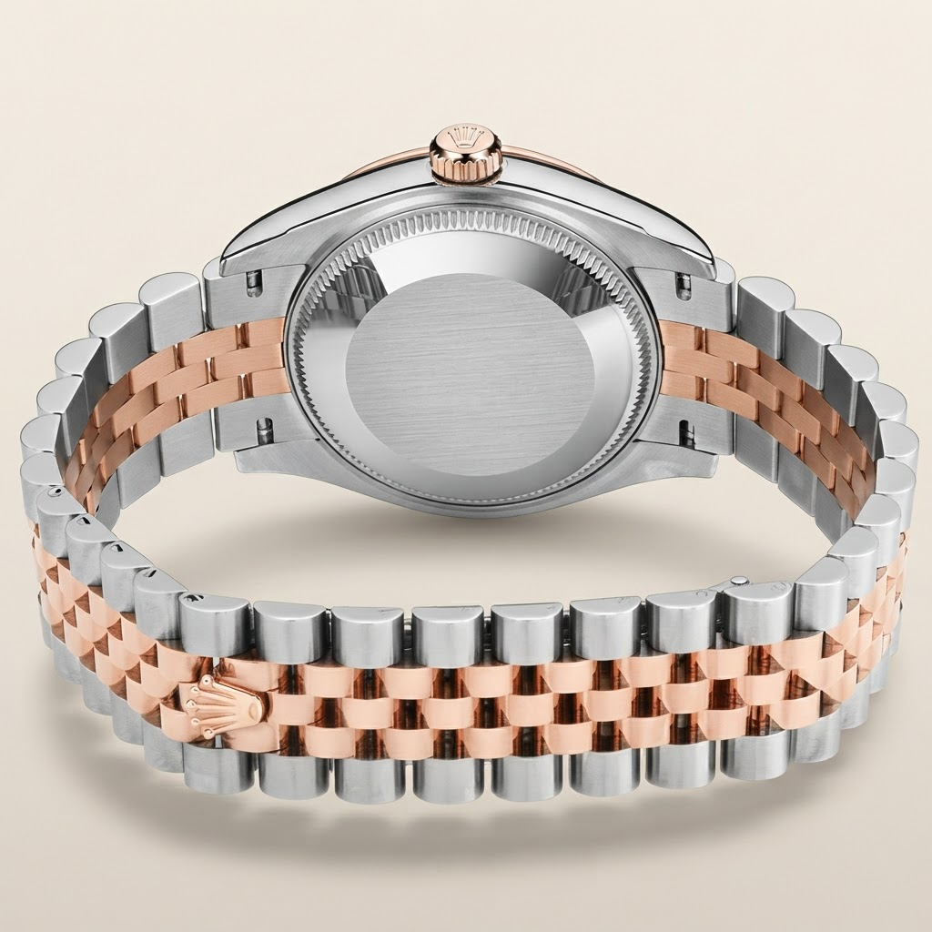 Datejust Chocolate Computer Dial Stainless Steel Rose Tone Automatic Watch