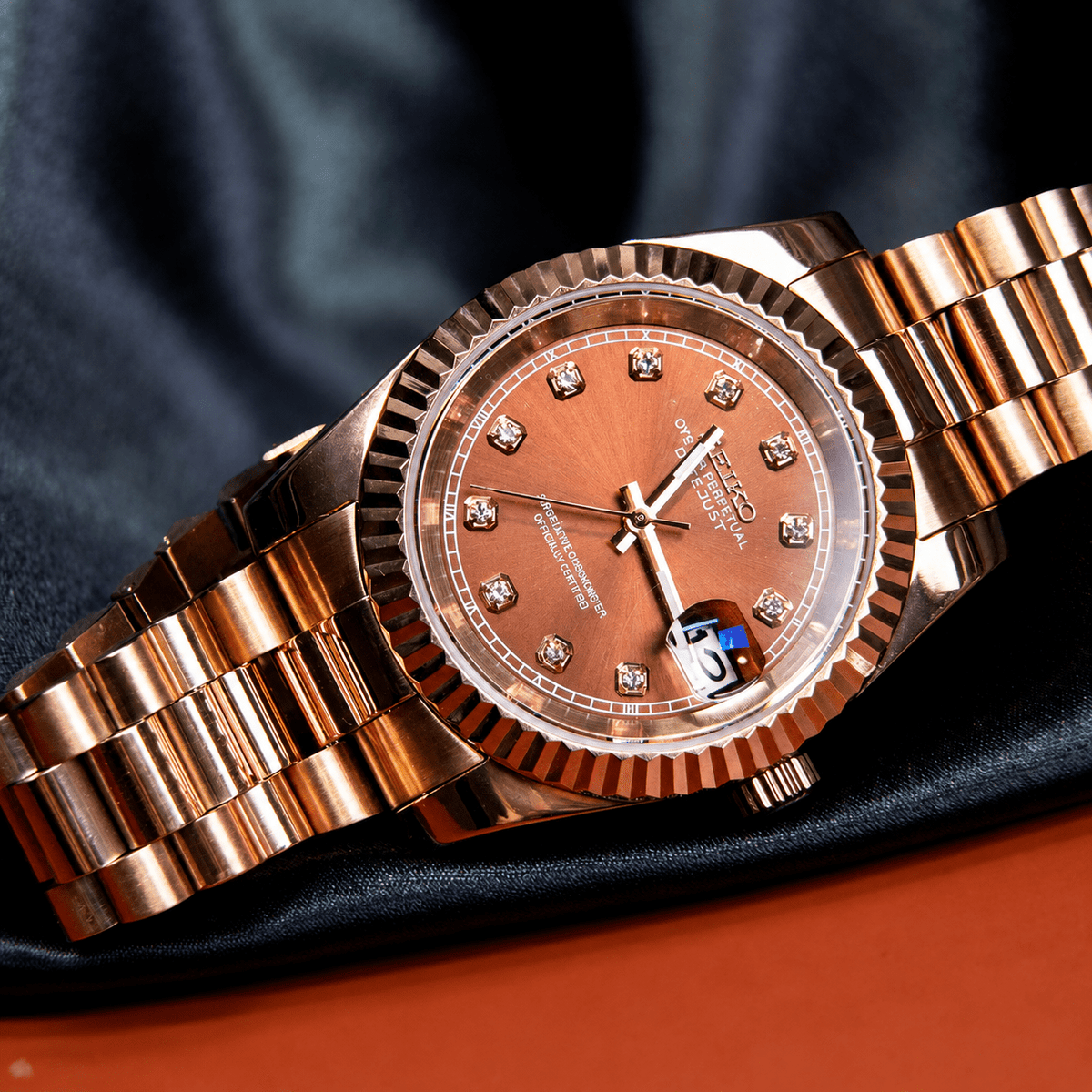 Seiko Mod Datejust RG Gem
