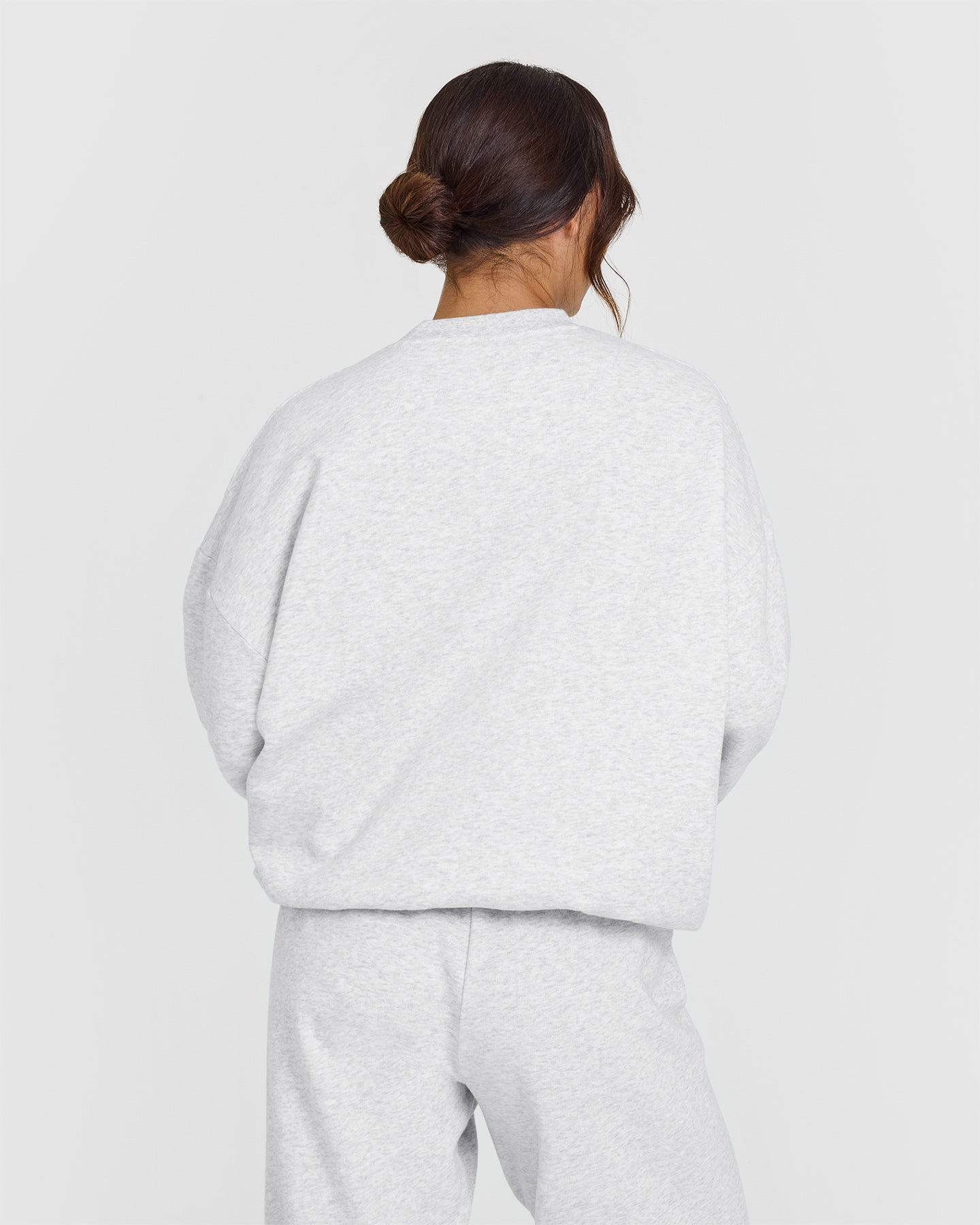 Mid Weight Sweatshirt - Light Grey Marl