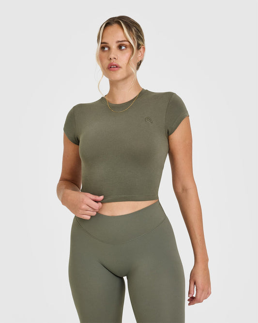 Cotton Icon Baby T-Shirt - Alpine Green