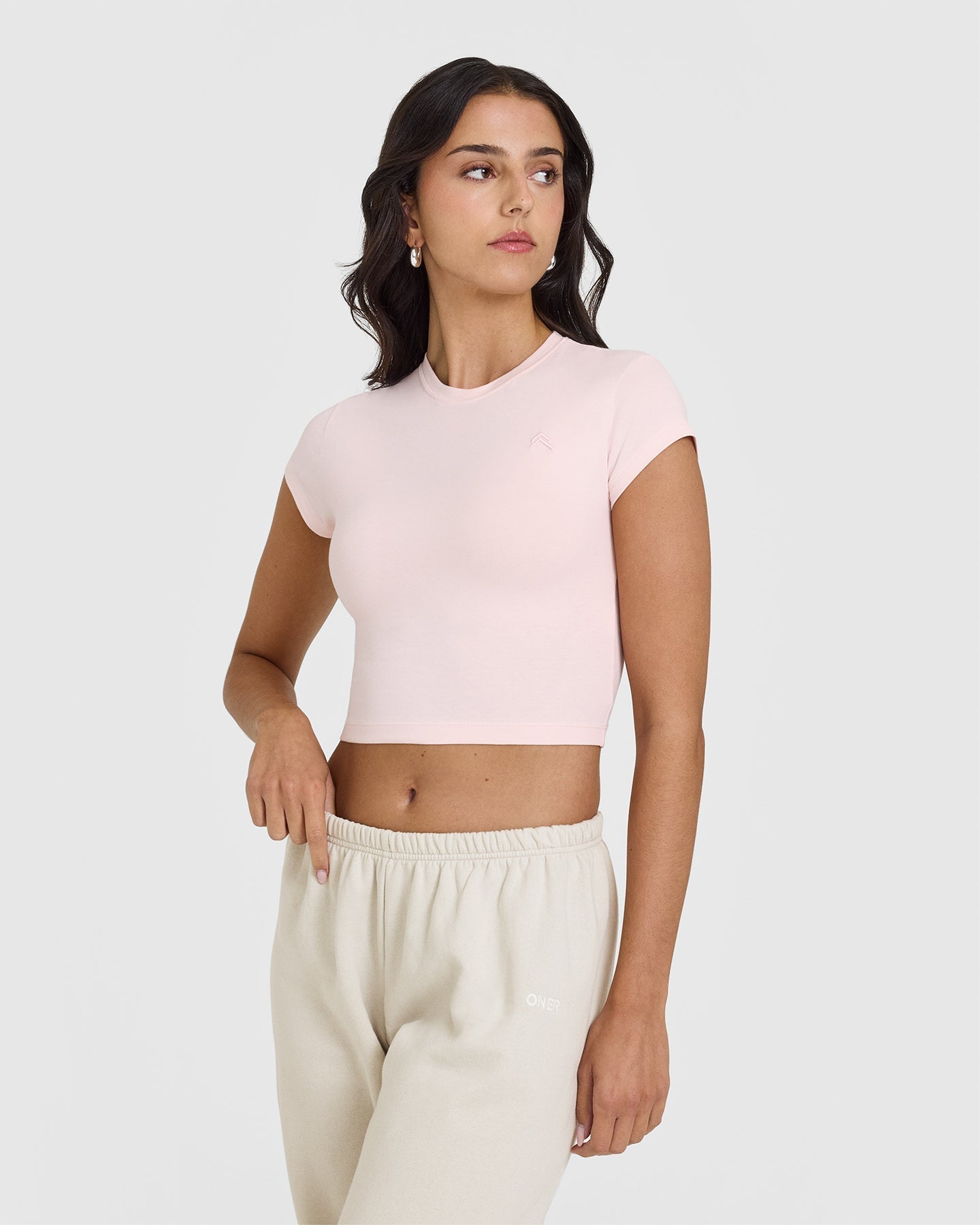 Cotton Icon Baby T-Shirt - Washed Ballet Pink