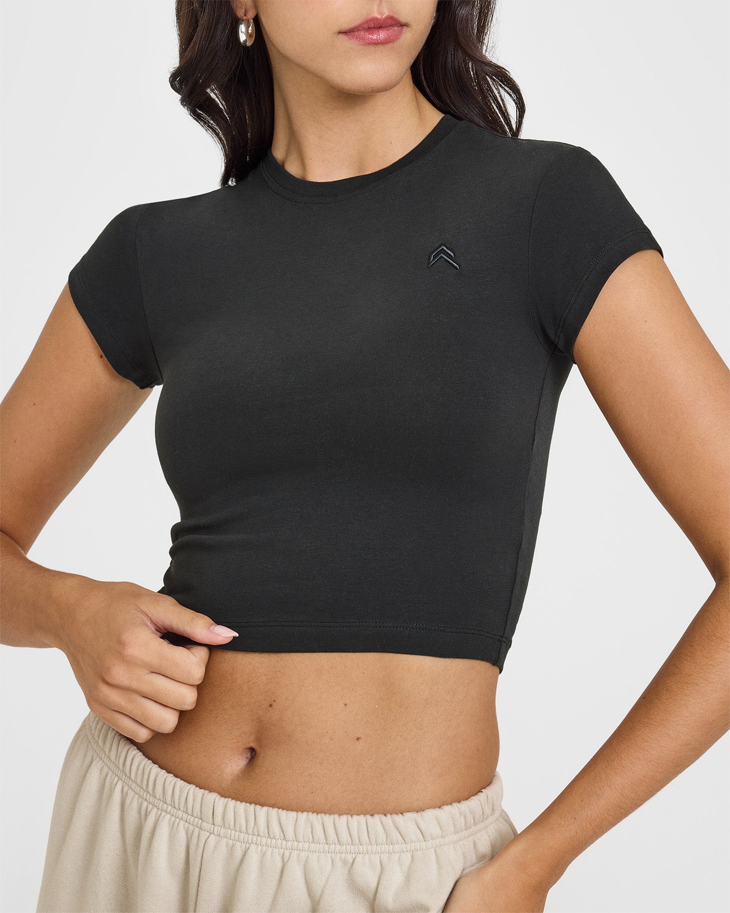 Cotton Icon Baby T-Shirt - Soft Black