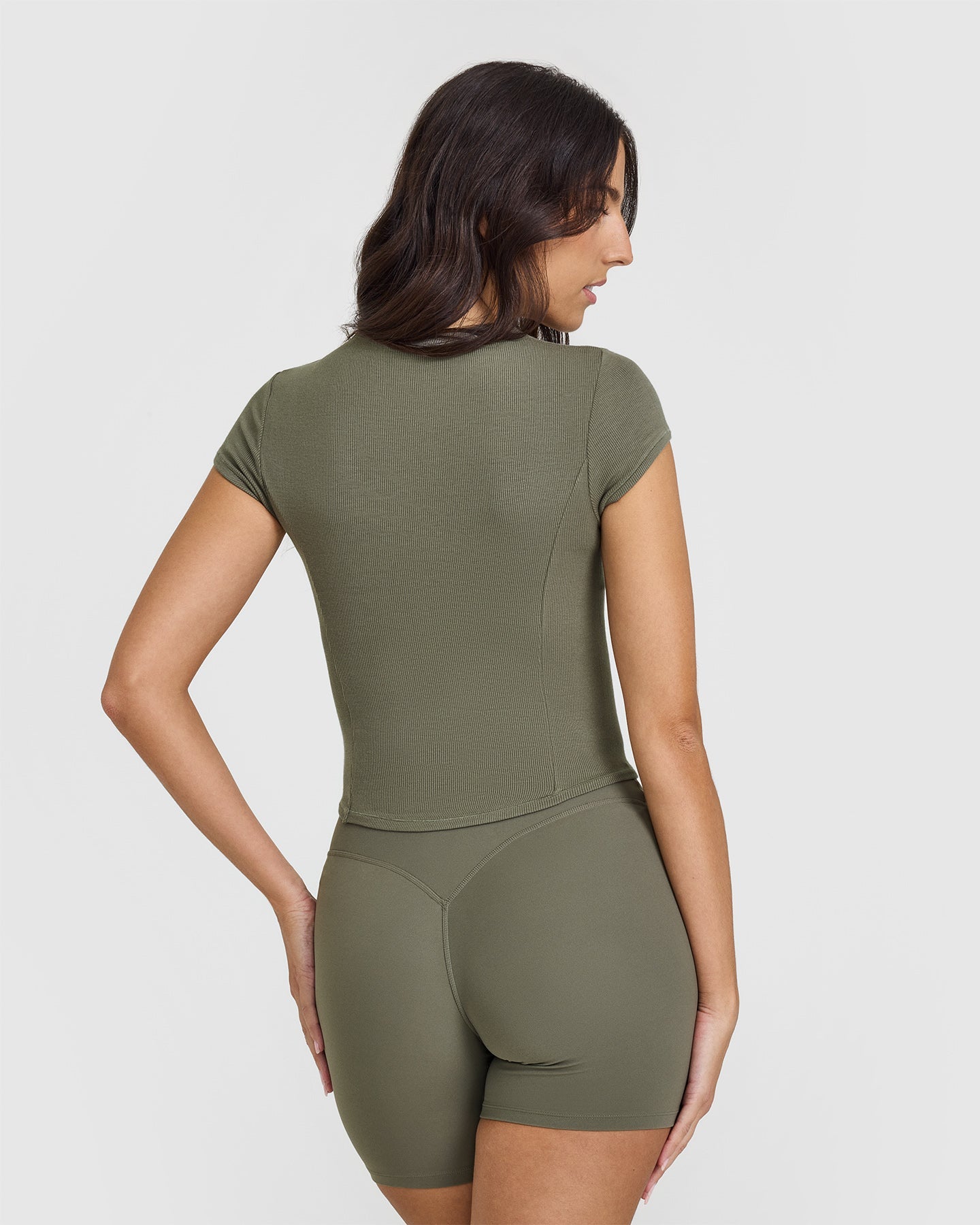 Mellow Rib Mid T-Shirt - Alpine Green