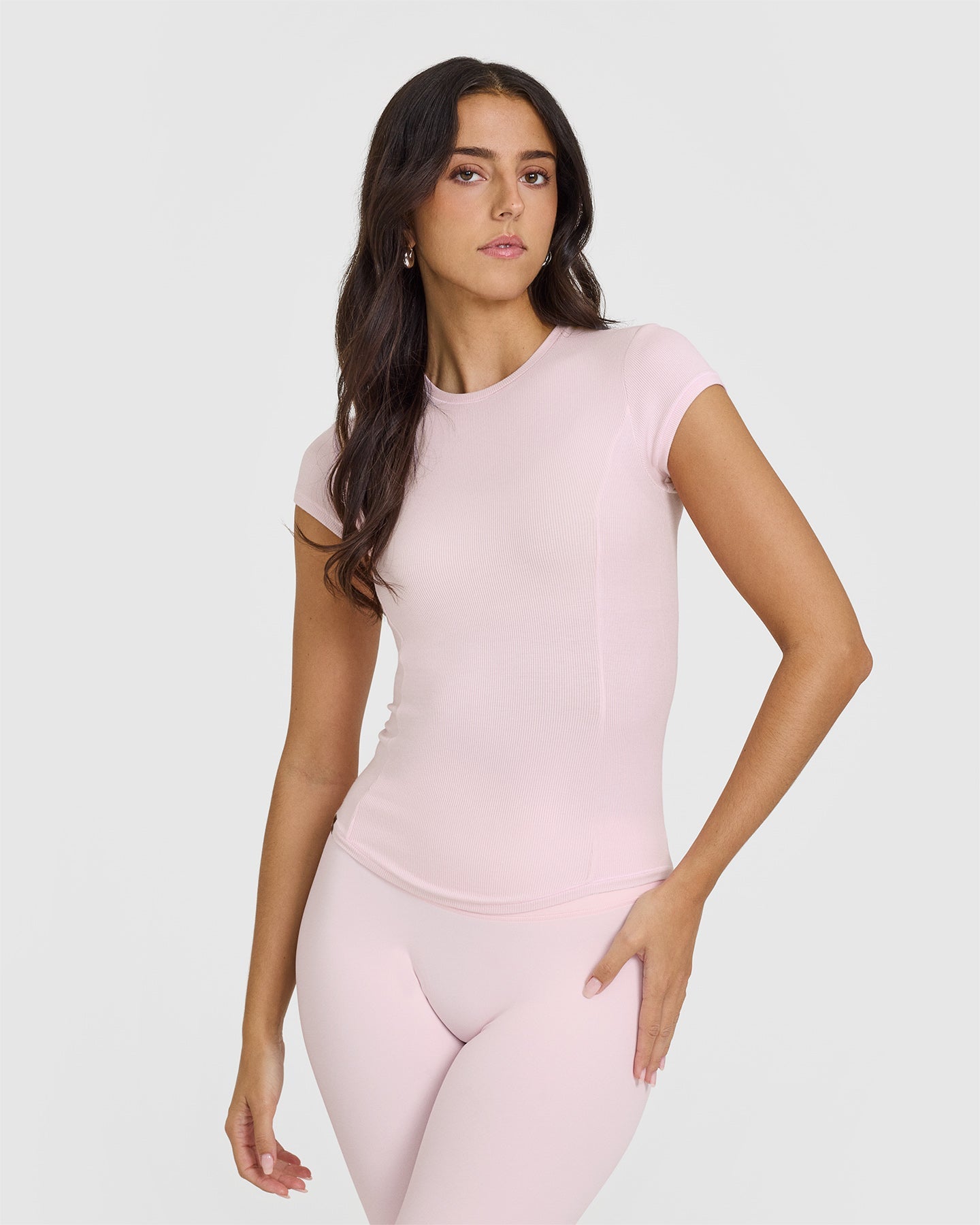 Mellow Rib T-Shirt - Ballet Pink