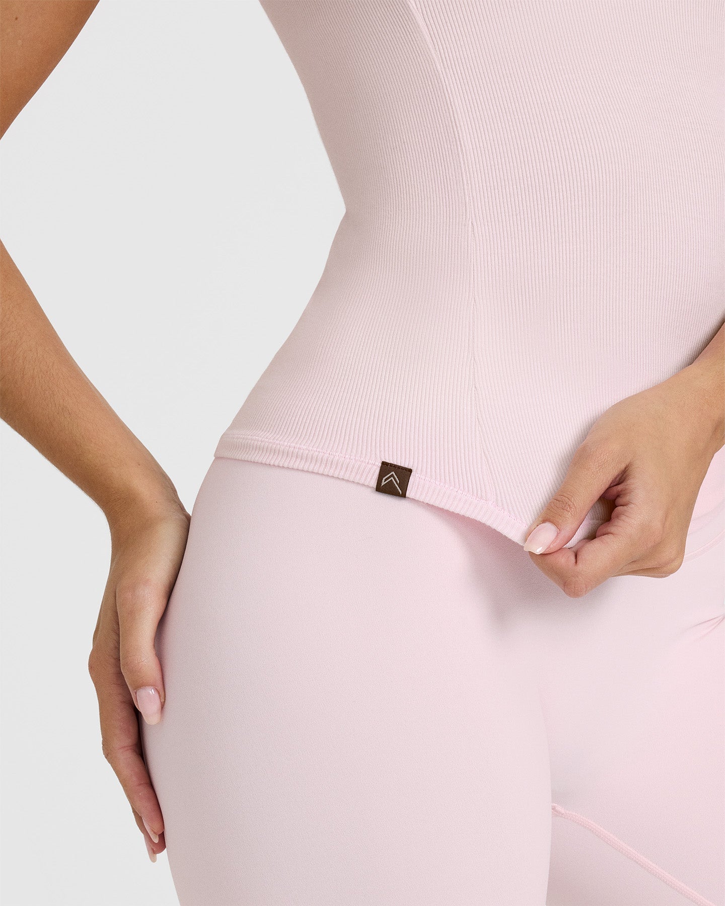 Mellow Rib T-Shirt - Ballet Pink