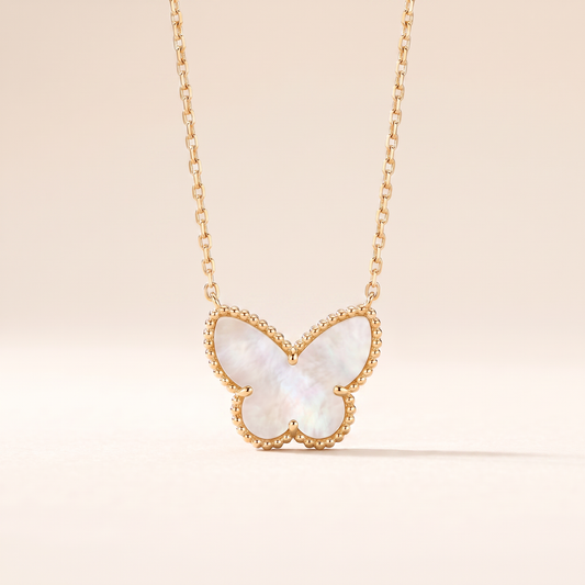 Alhambra Butterfly Charm Necklace