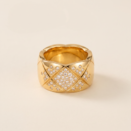 C Crush Pavé Large Model Ring