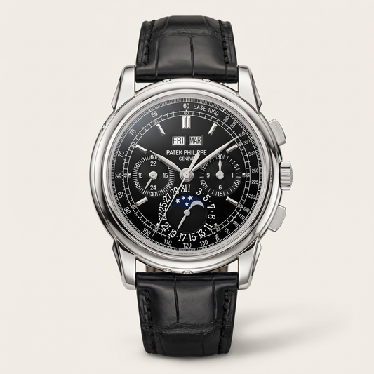 Chronograph Grand Complications 5970 Black Dial Men's Watch
