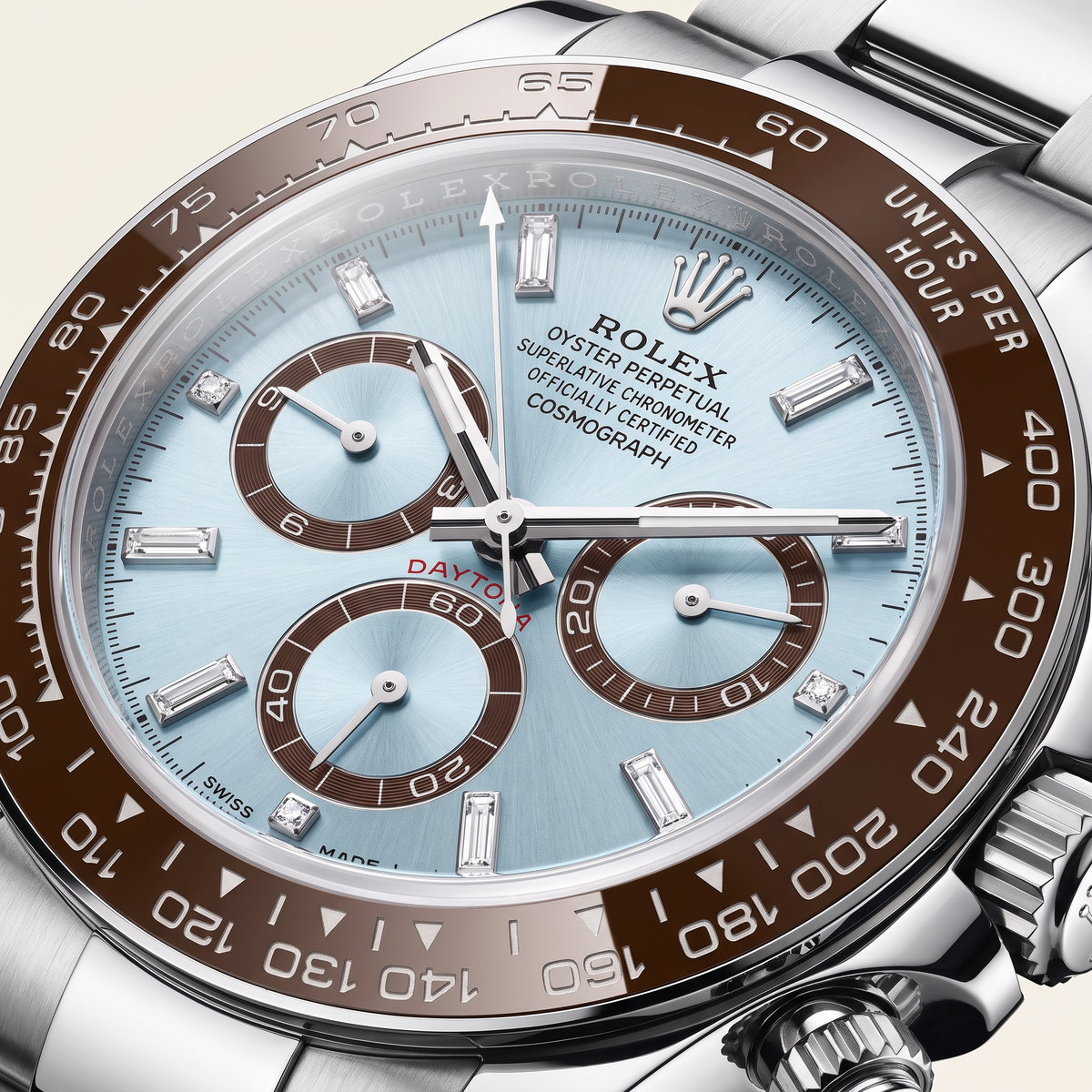 Cosmograph Daytona 126506 Ice Blue Diamond Dial Automatic Men's Watch