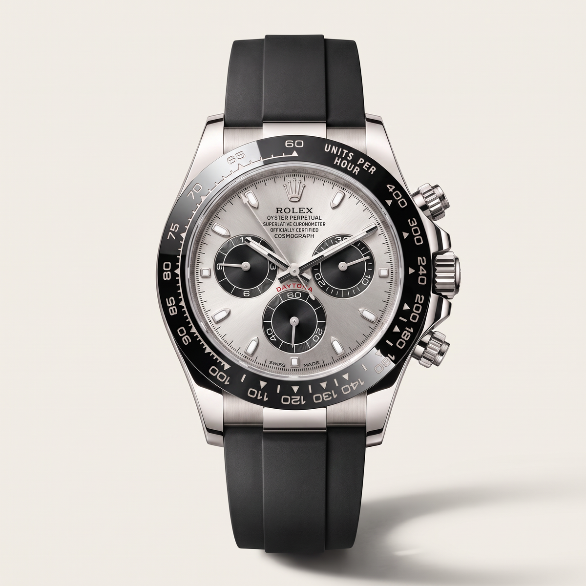 Cosmograph Daytona Bright Black Dial Men's Watch