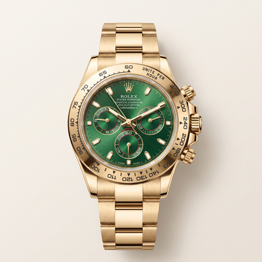 Cosmograph Daytona Vivid Green Dial Yellow Gold Men’s Watch