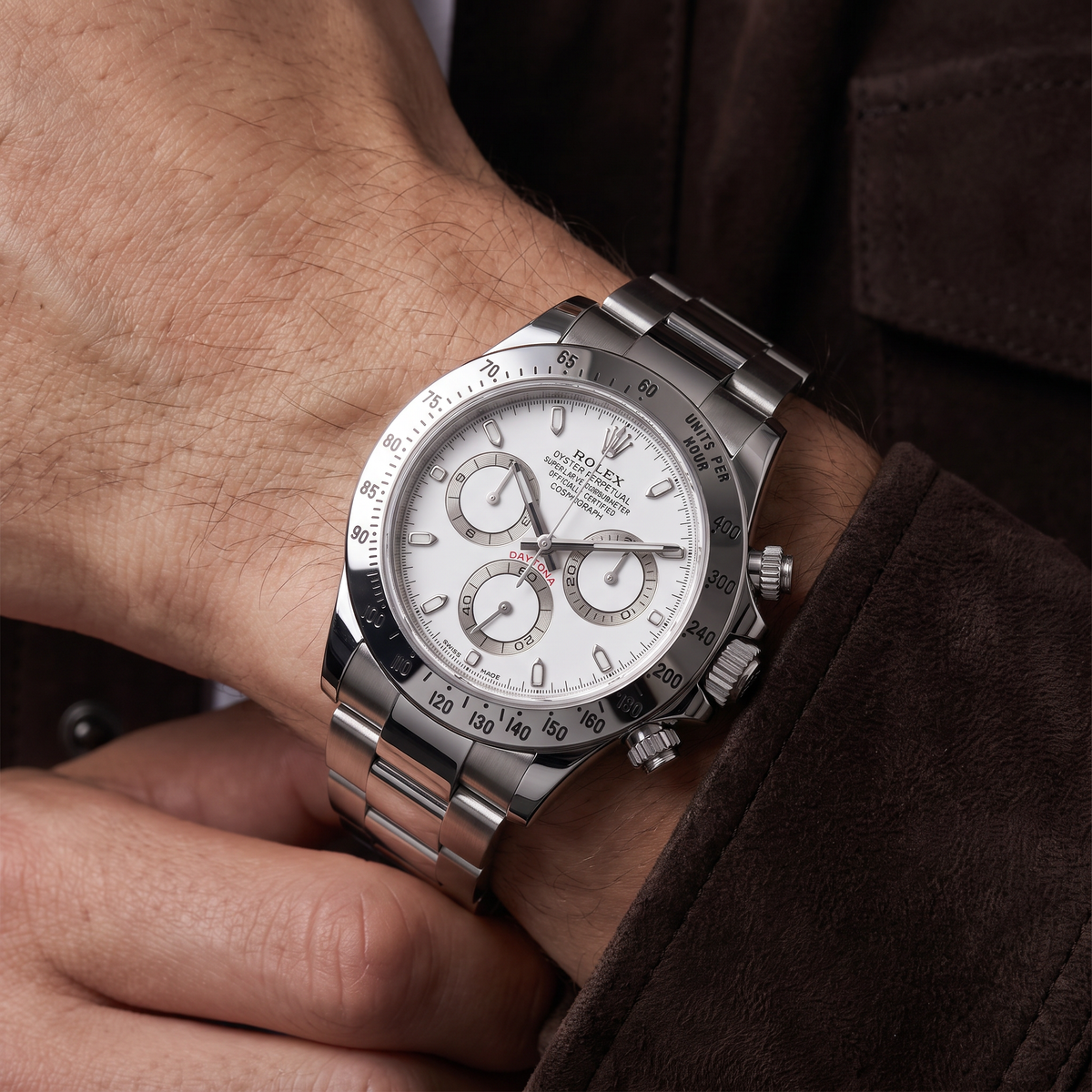 Cosmograph Zenith Daytona 16520 White Dial Automatic Men's Watch