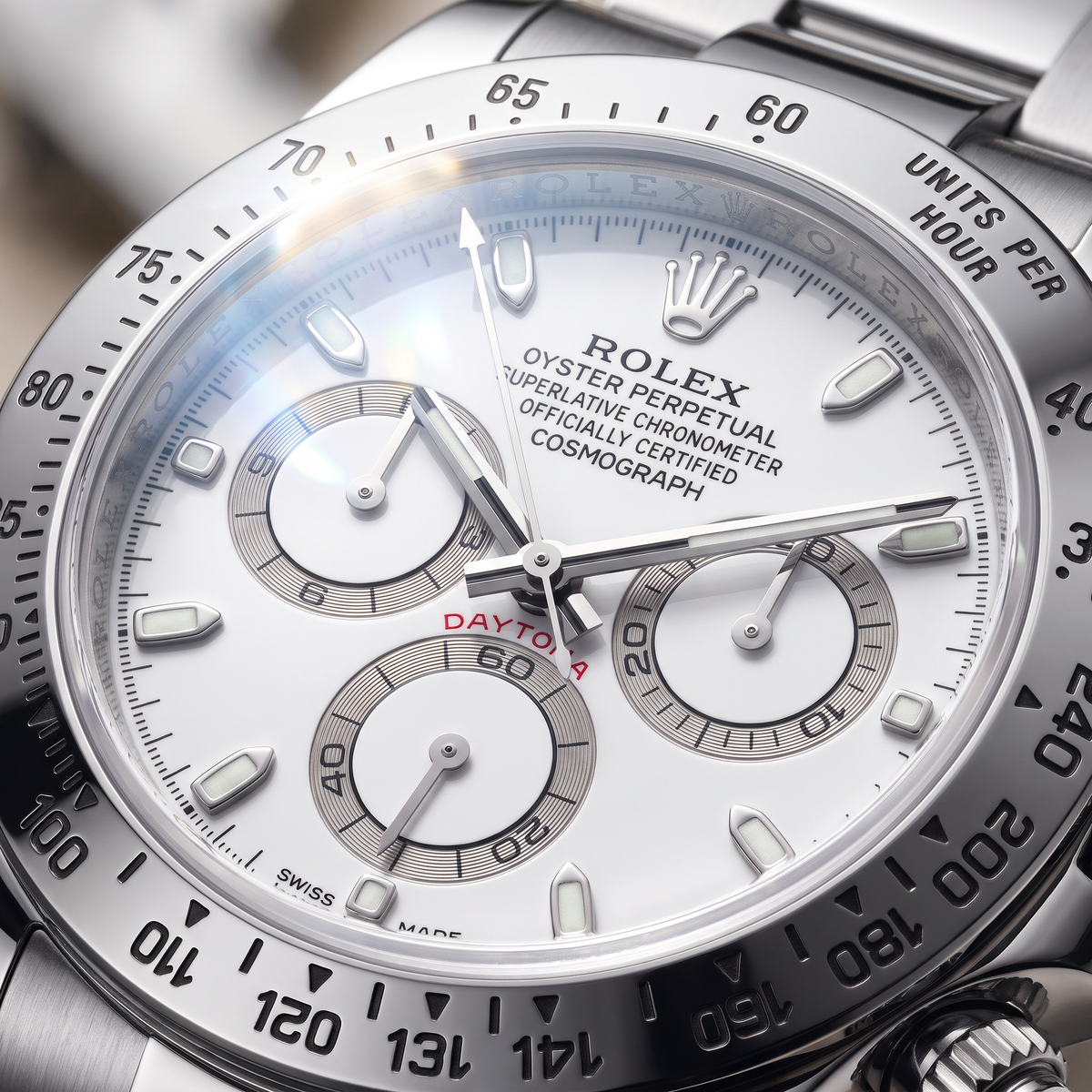 Cosmograph Zenith Daytona 16520 White Dial Automatic Men's Watch