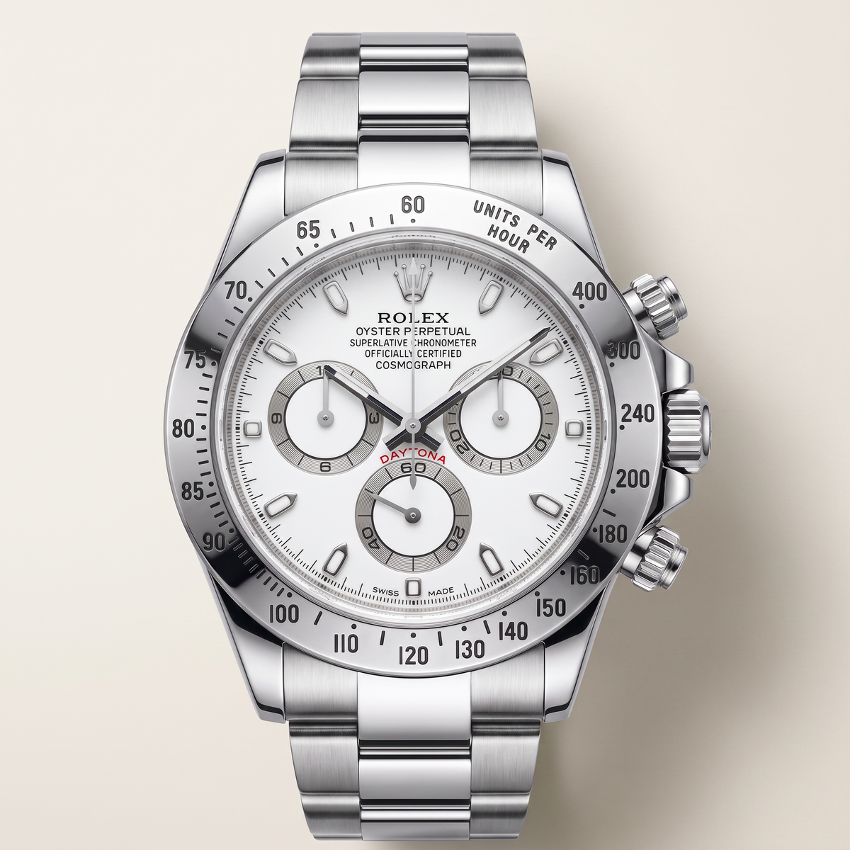 Cosmograph Zenith Daytona 16520 White Dial Automatic Men's Watch