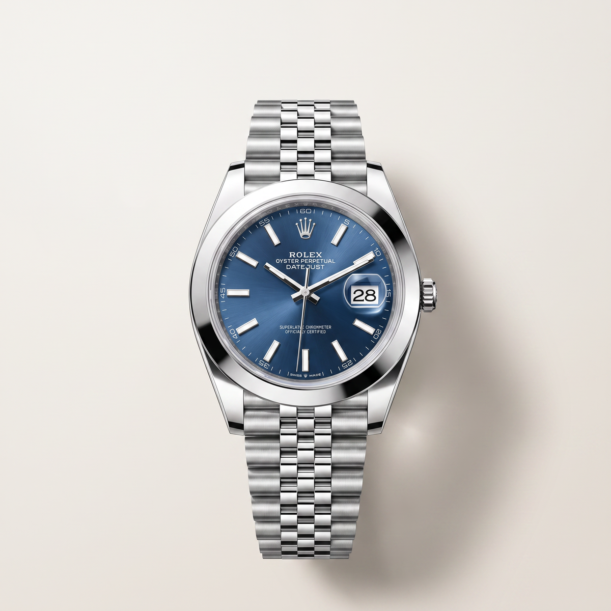 Datejust Oyster Oystersteel Blue Dial Men's Watch