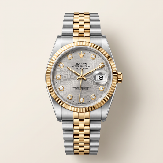 Datejust Silver Computer Dial Stainless Steel Automatic Men's Watch