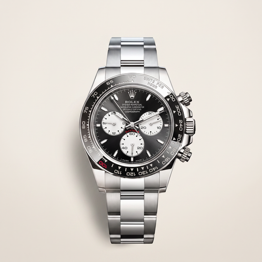 Daytona Le Mans 126529 Black Dial White Gold Automatic Watch