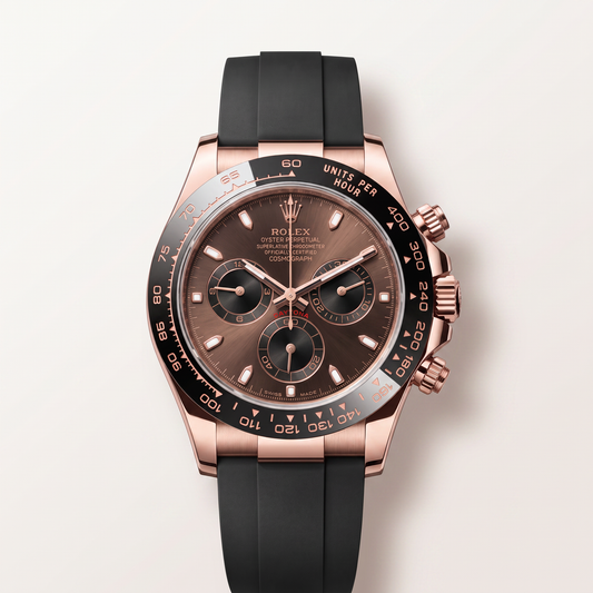 Daytona Rose Gold Oysterflex Chocolate Dial Men's Watch