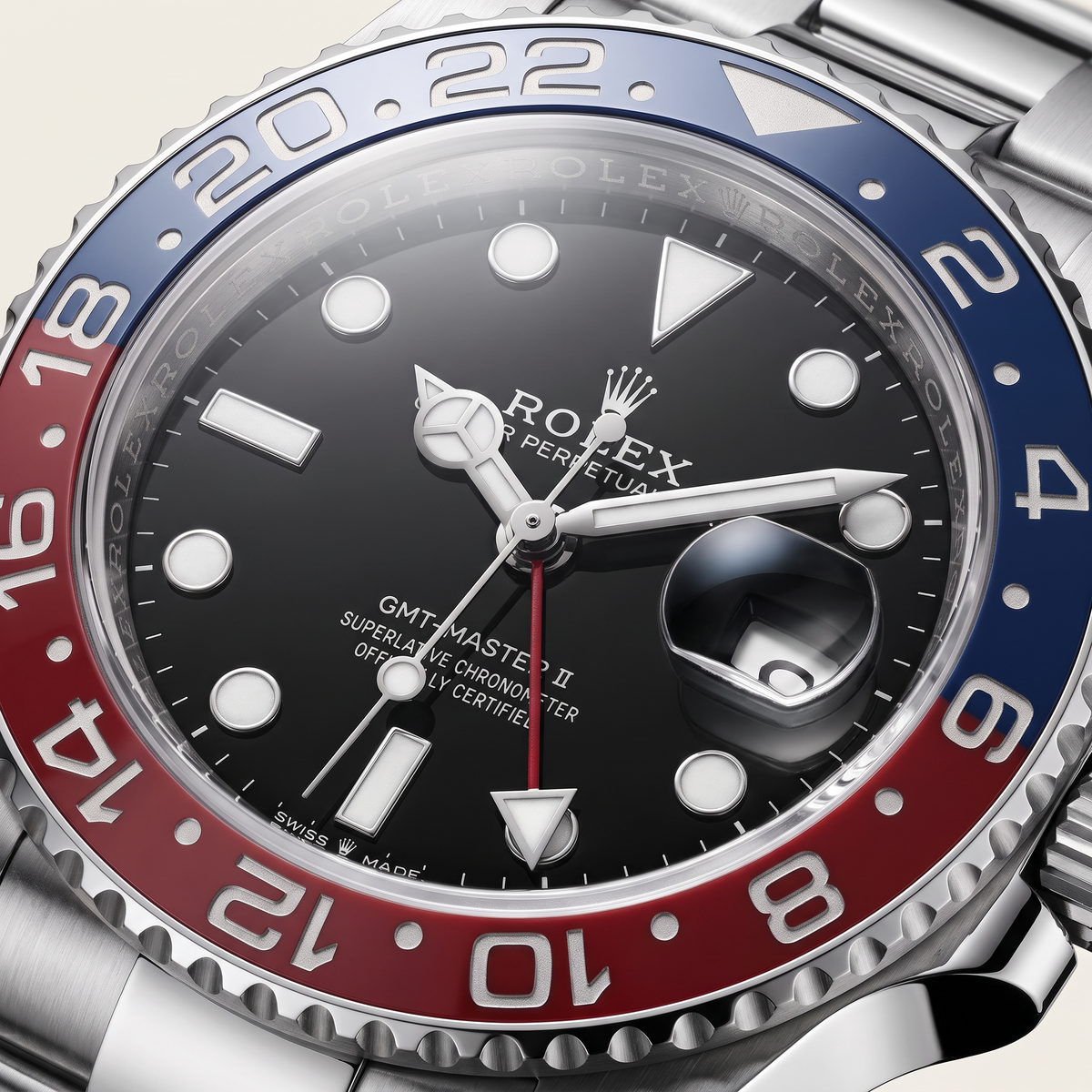 GMT-Master II  126710 Blue Red Pepsi Bezel Automatic Men's Watch