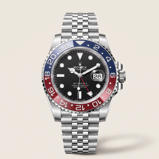 GMT-Master II 126710 Blue Red Pepsi Bezel Jubilee Automatic Men's Watch