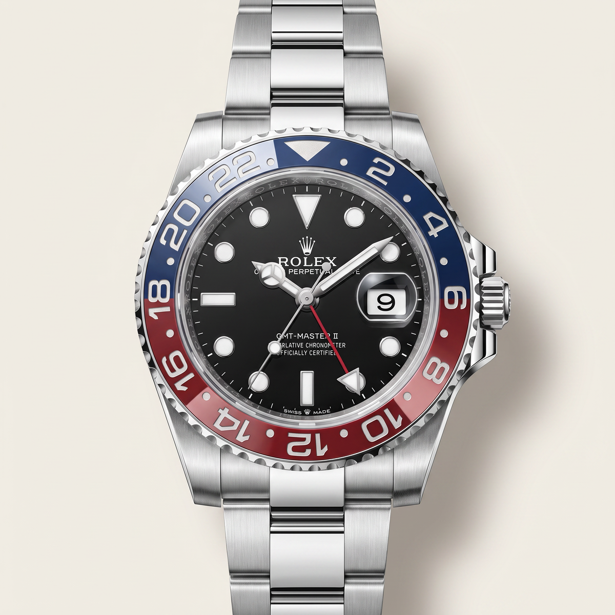 GMT-Master II  126710 Blue Red Pepsi Bezel Automatic Men's Watch