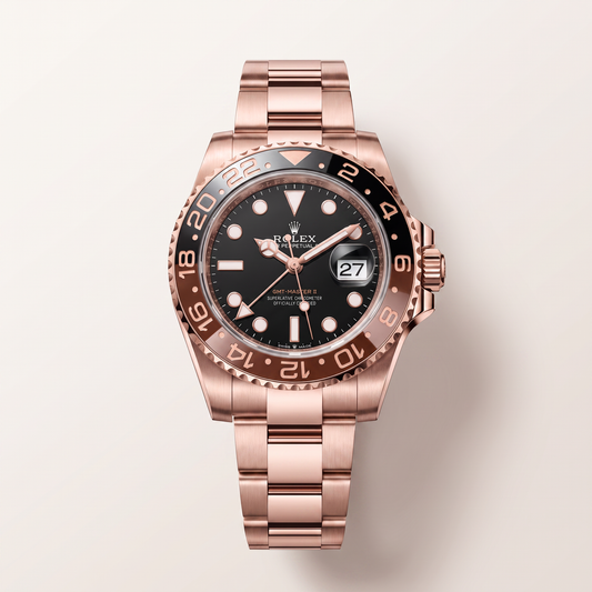 GMT-Master II 126715CHNR ‘Root beer’ Everose Gold Black Dial Automatic Watch