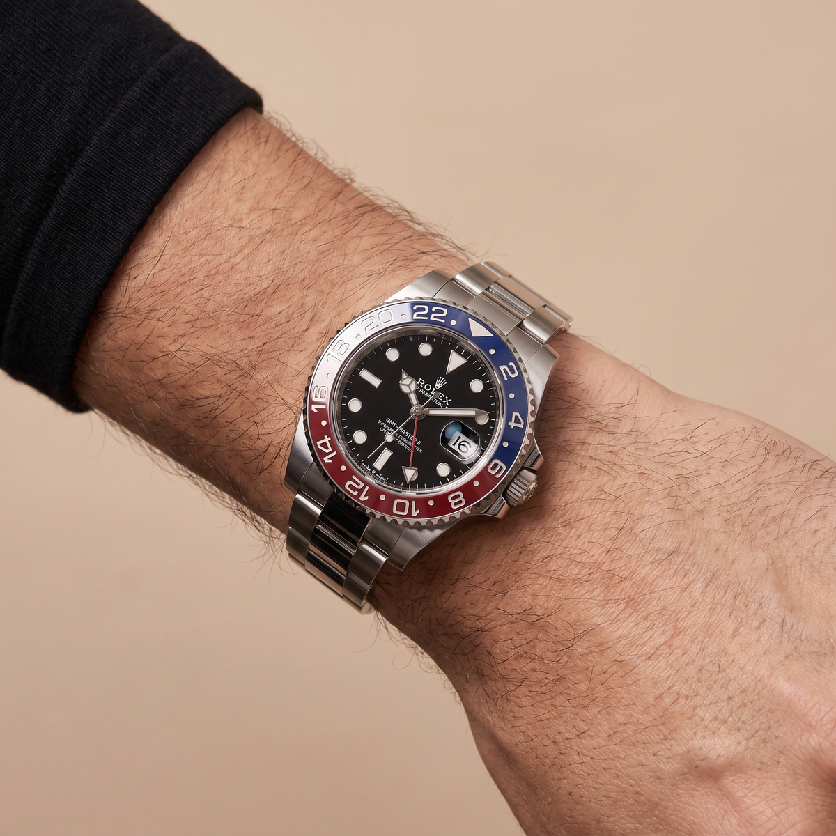 GMT-Master II Blue Red Pepsi Bezel Men's Watch