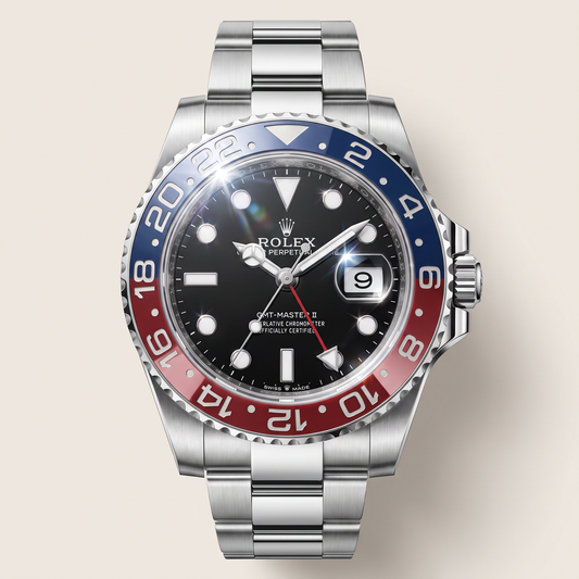 GMT-Master II Blue Red Pepsi Bezel Men's Watch