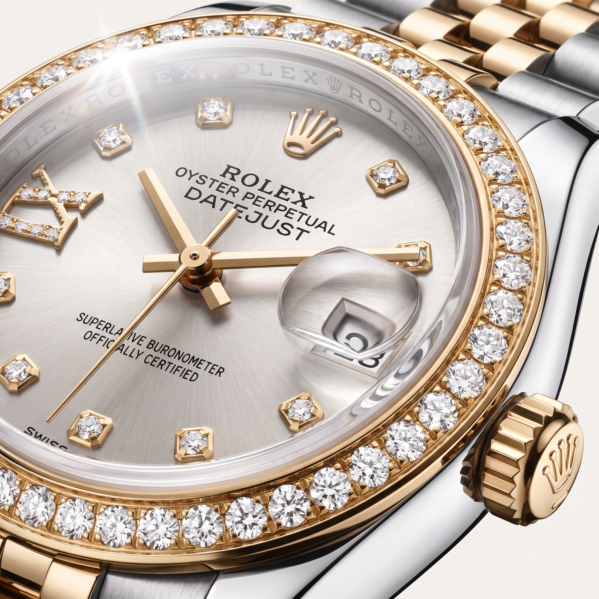 Lady-Datejust Diamond Roma Dial Women’s Watch