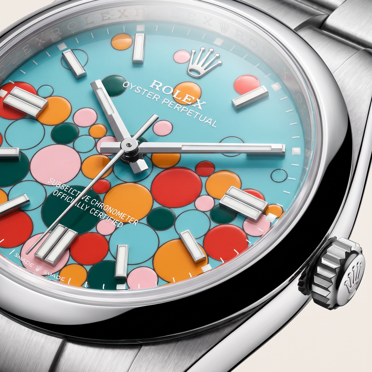 Oyster Perpetual Celebration Dial Steel Men's Watch