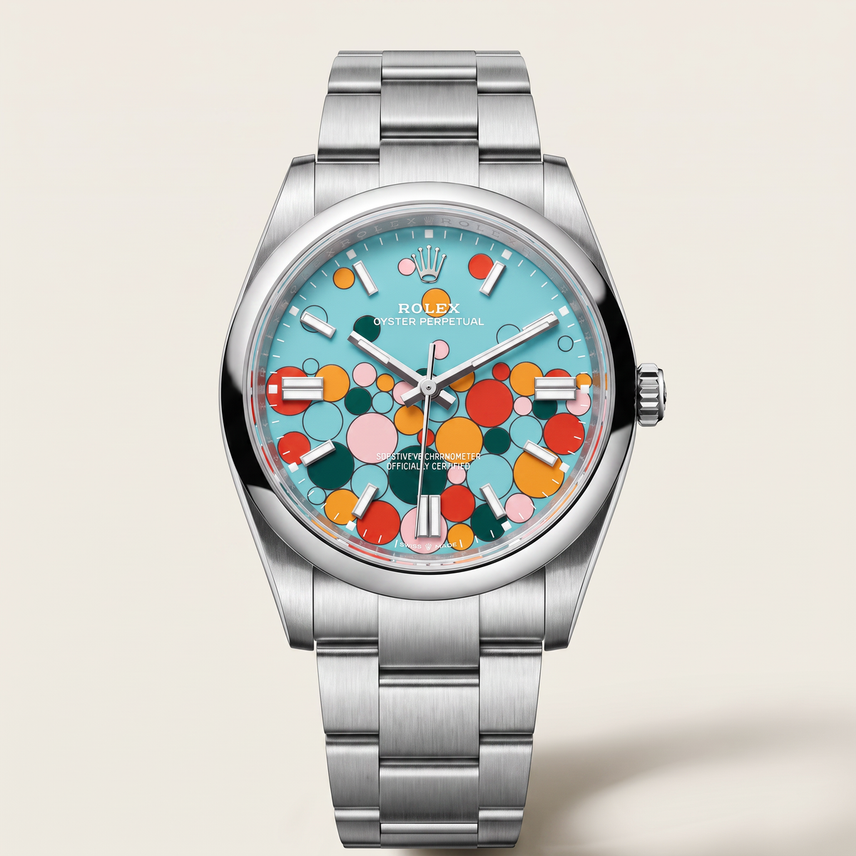 Oyster Perpetual Celebration Dial Steel Men's Watch