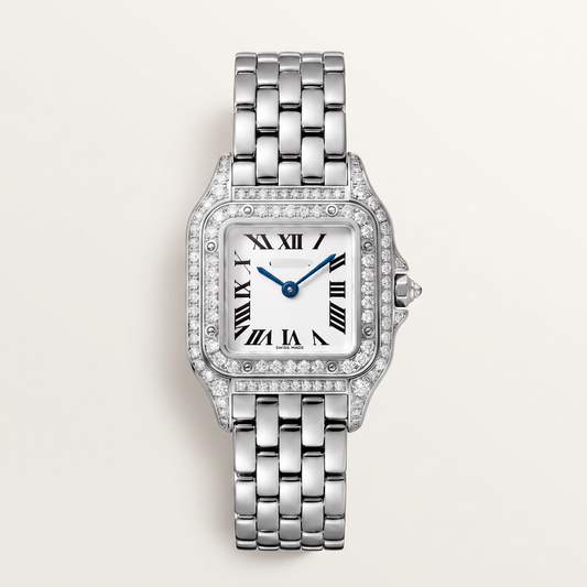 Panthère De Paved In White Women's Watch