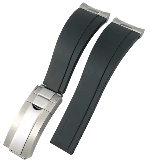 Premium Black Silicone Strap
