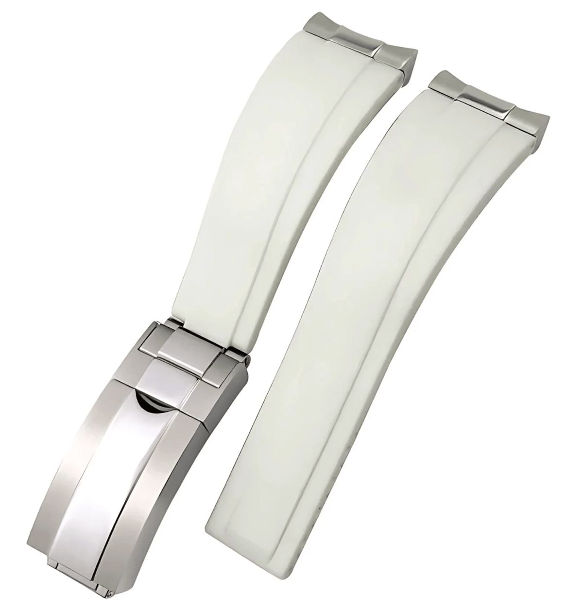Premium White Silicone Strap