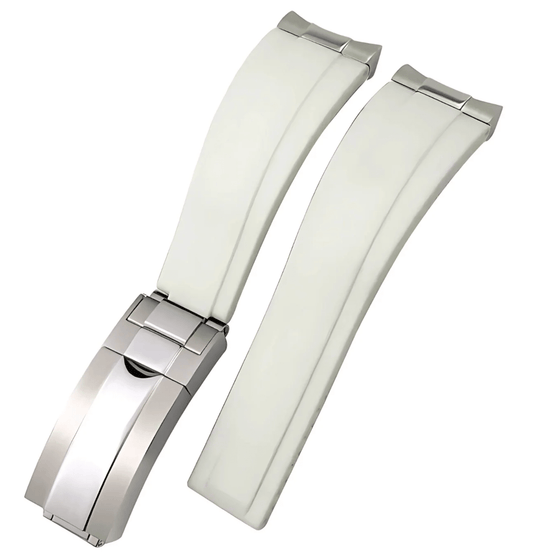 Premium White Silicone Strap