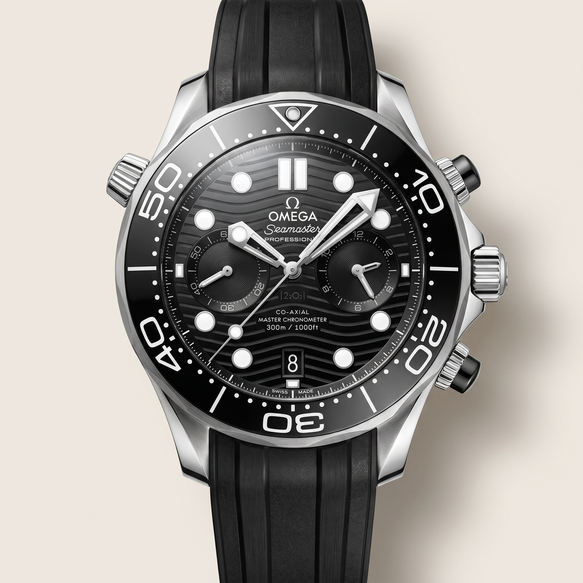 Seamaster Diver 300M Black Chronograph Men's Watch