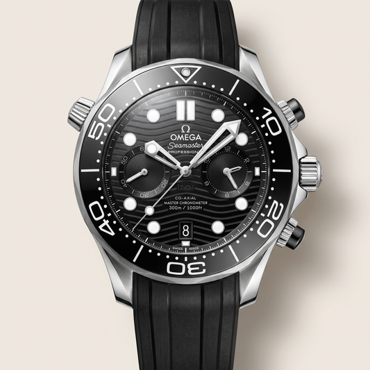 Seamaster Diver 300M Black Chronograph Men's Watch