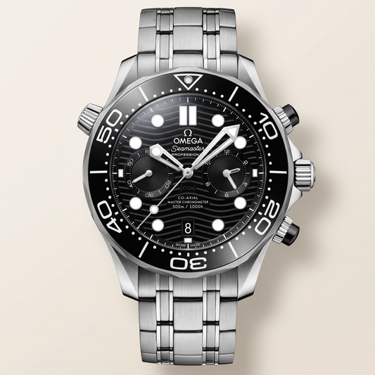 Seamaster Diver 300M Black Dial Stainless Steel Men's Watch