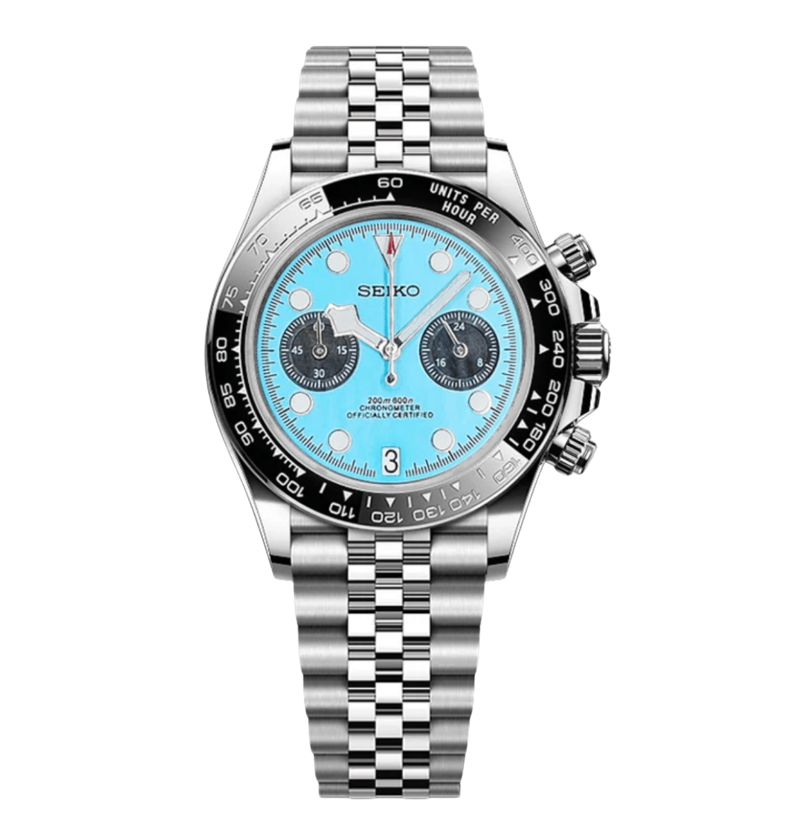 Seiko Mod Black Bay Chrono Blue
