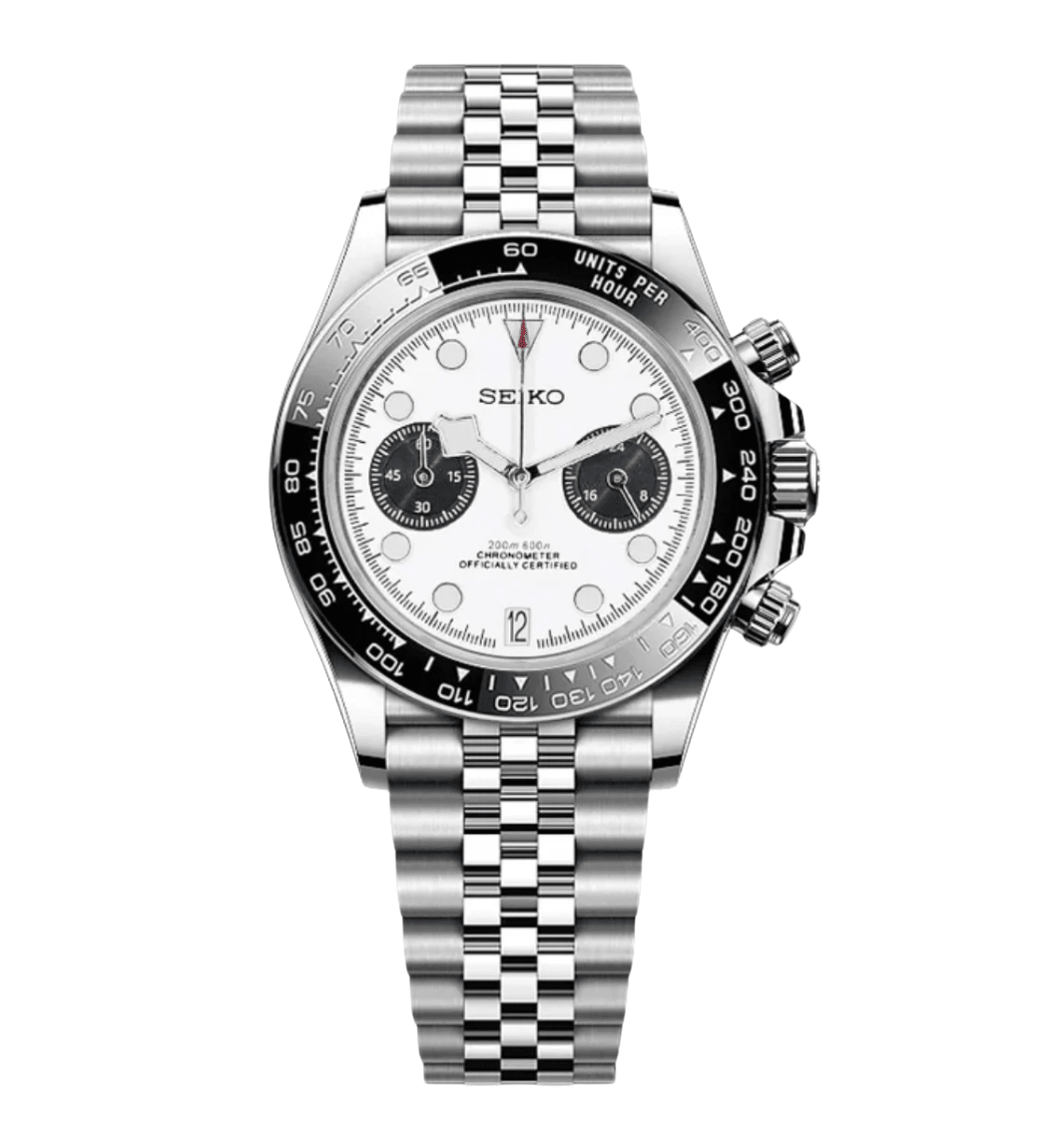 Seiko Mod Black Bay Chrono White