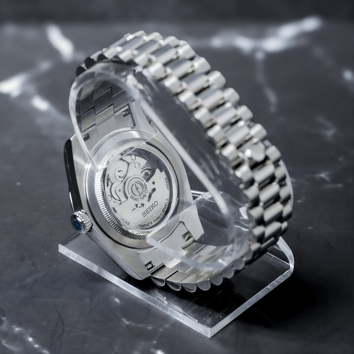 Seiko Mod Datejust Classic Black