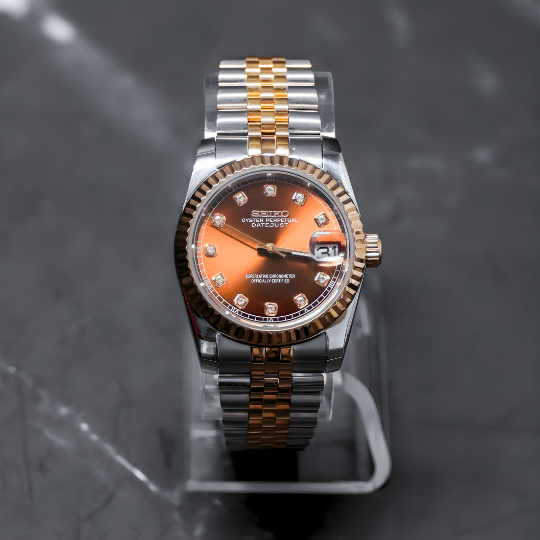 Seiko Mod Datejust Twotone Gem