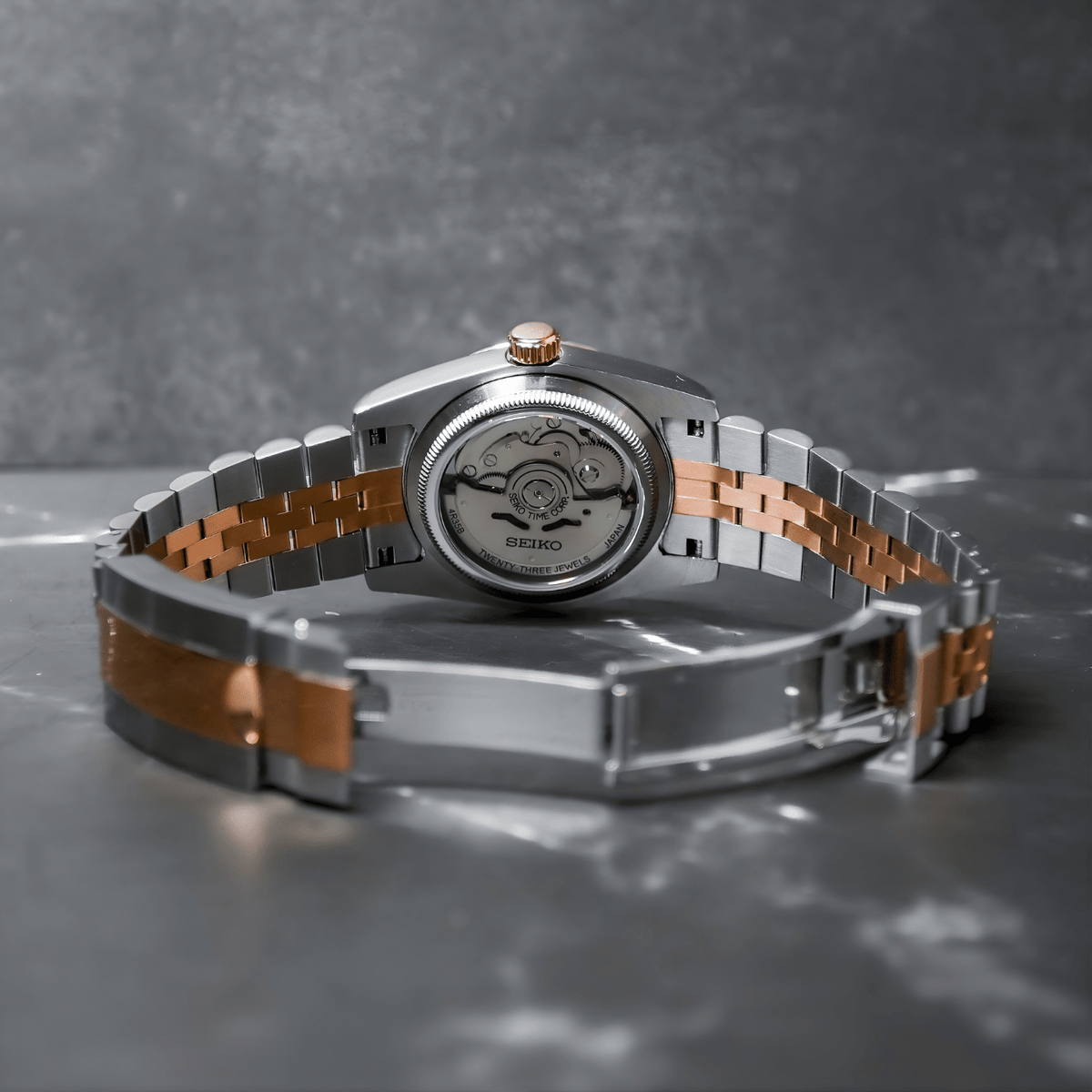 Seiko Mod Datejust Twotone Gem