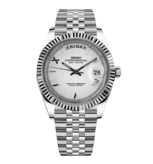 Seiko Mod Day-Date White
