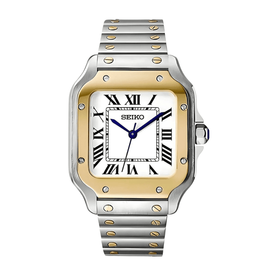 Seiko Mod Santos Two-tone Gold
