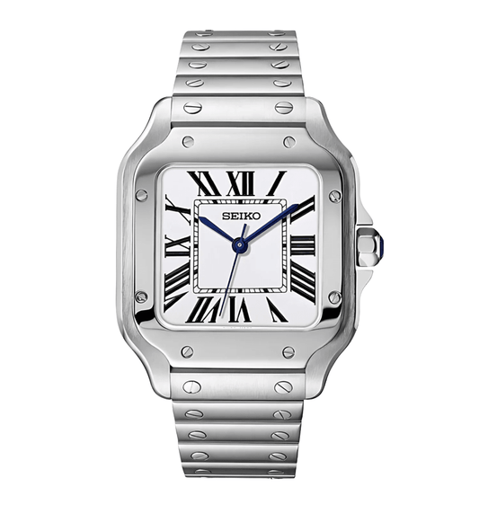 Seiko Mod Santos White