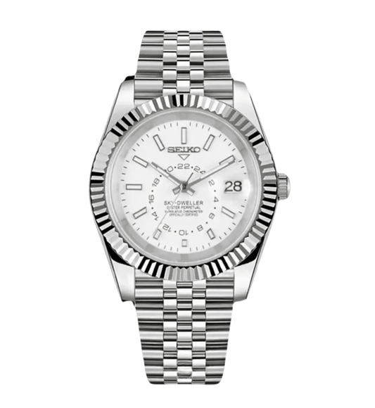 Seiko Mod Sky-Dweller White