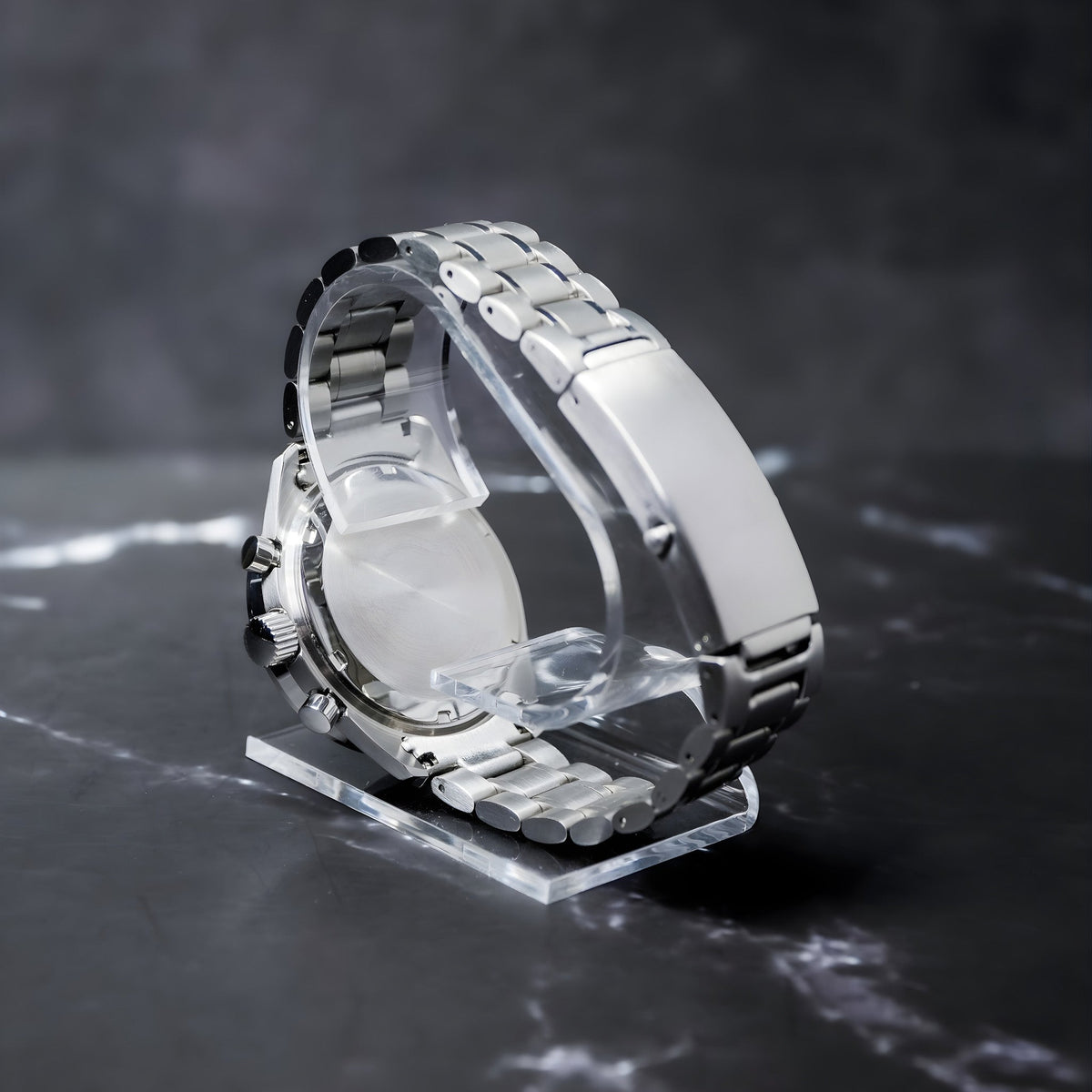 Seiko Mod Speedmaster Black