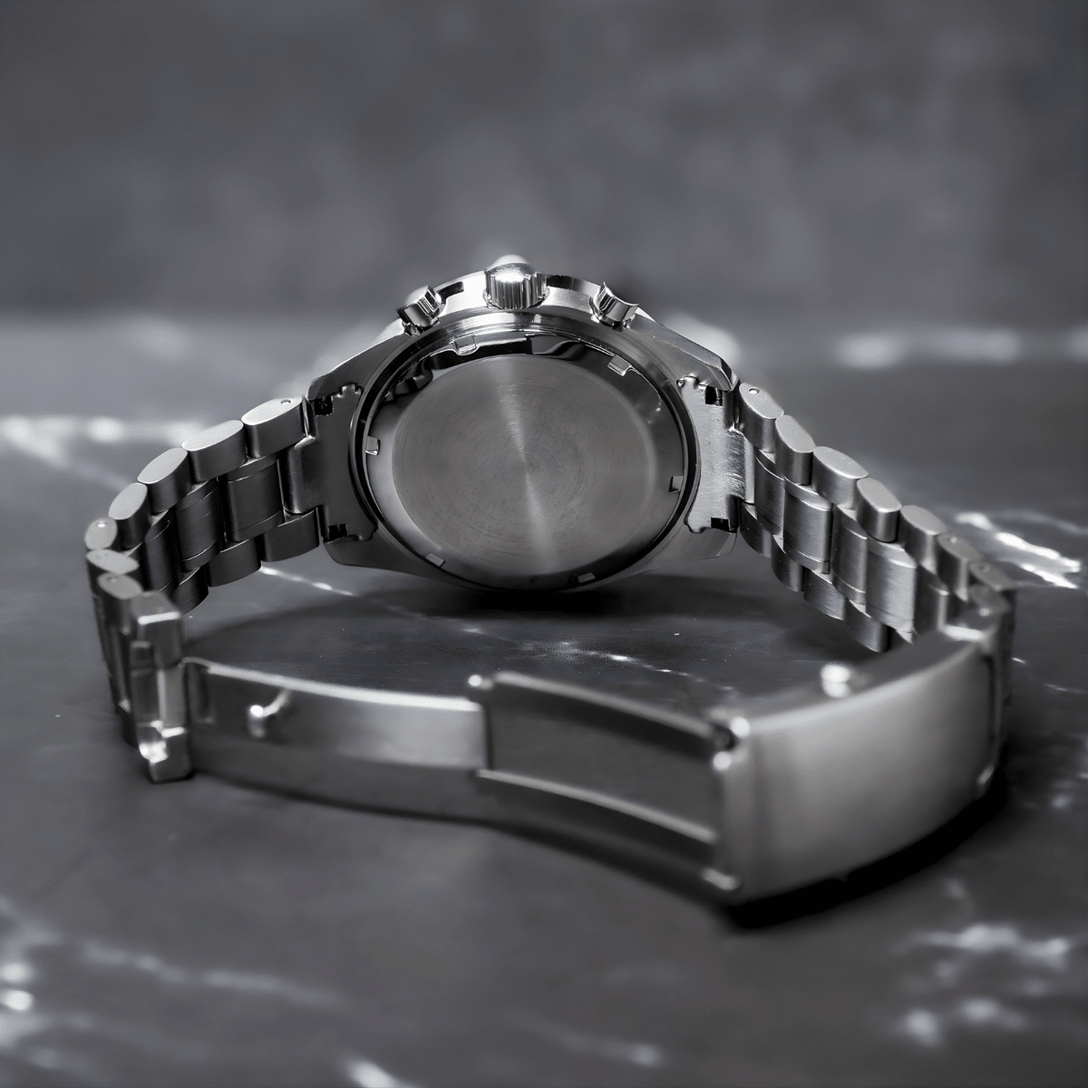 Seiko Mod Speedmaster Black